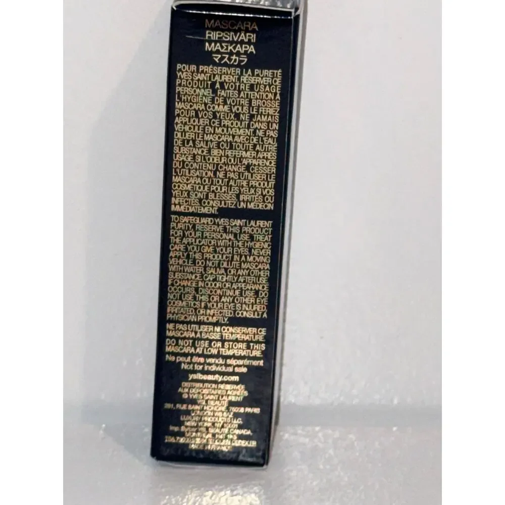 YSL Yves Saint Laurent Lash Clash Extreme Volume Mascara 1 Noir Black 2ml Mini
